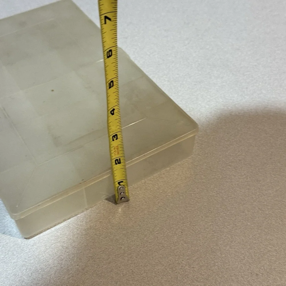 Plastic Grid Craft Organizer Box‎ 17 Compartments Vintage
